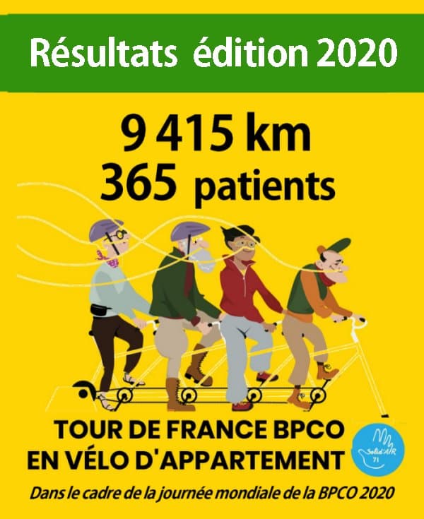 Tour de France de la solidarité des patients atteints de BPCO